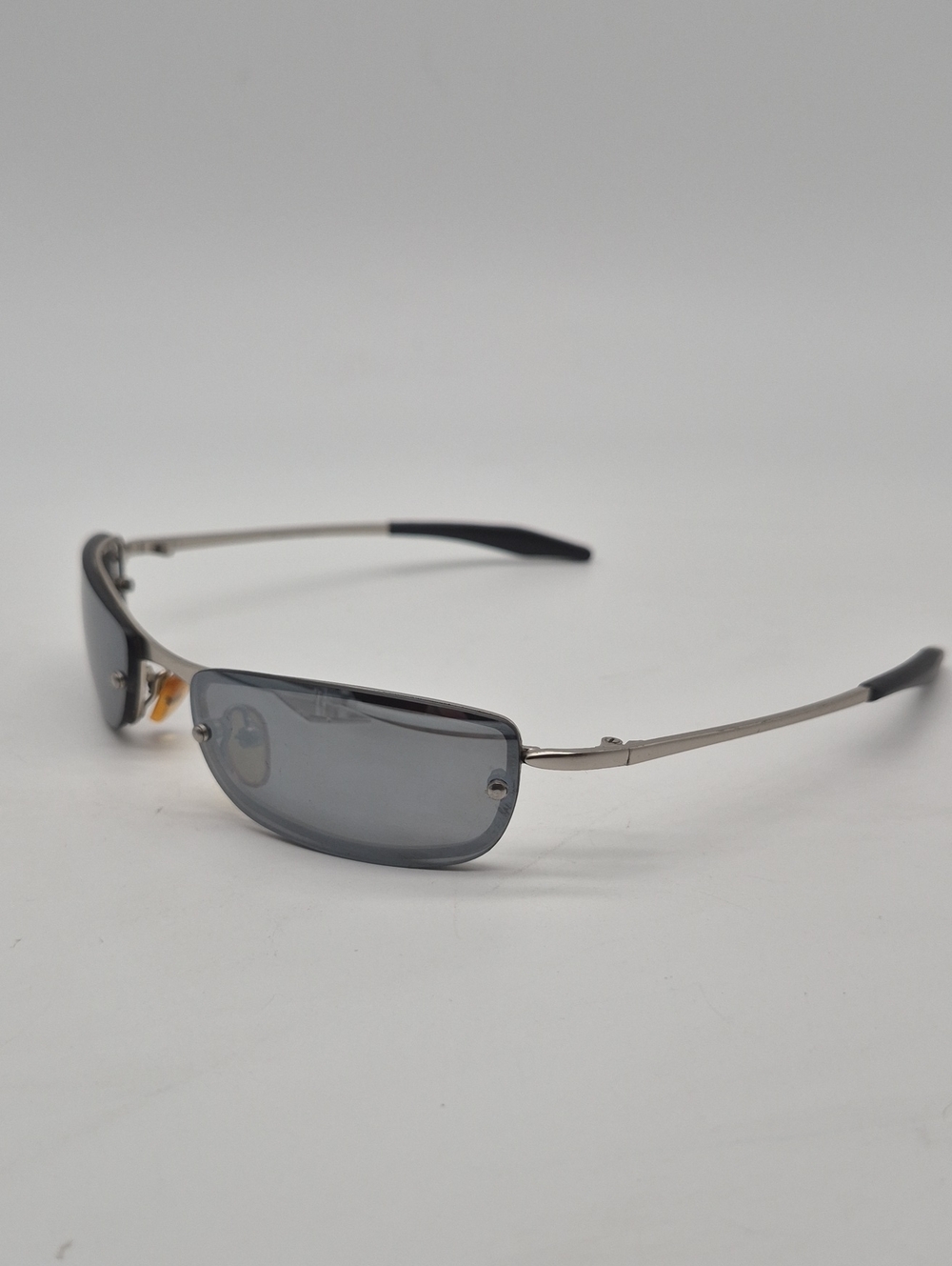 VINTAGE "Sting" 6208 Wrap Sunglasses- Silver/Black